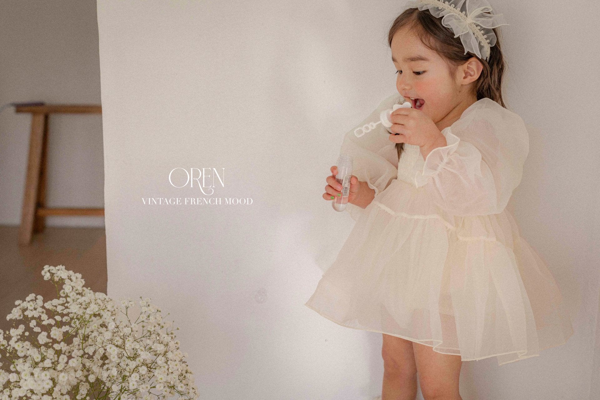 [OREN] Say Organza Suit(BEBE)_Cream