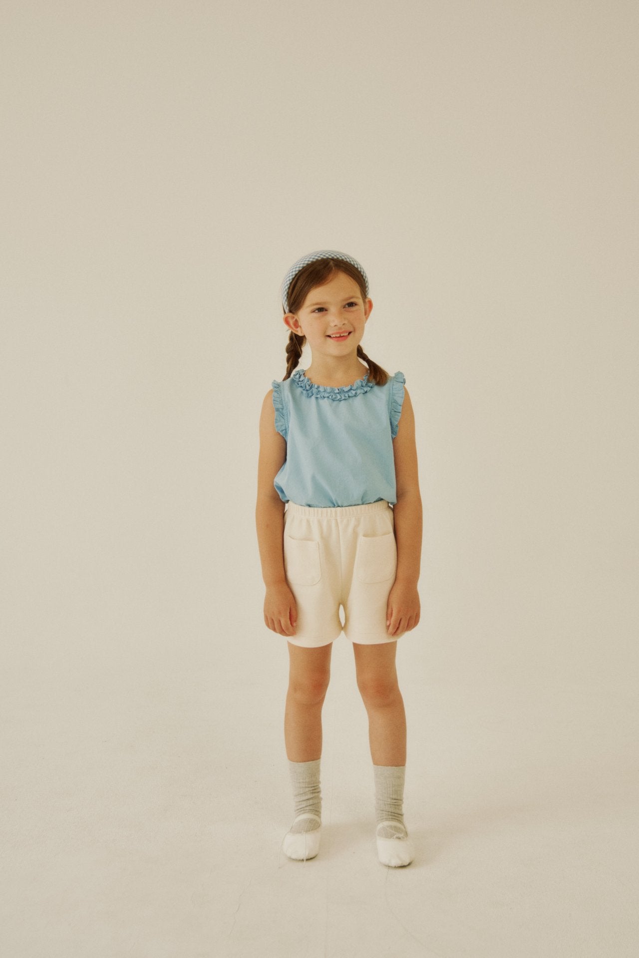 [Soye] Verse frill t-shirt_Blue