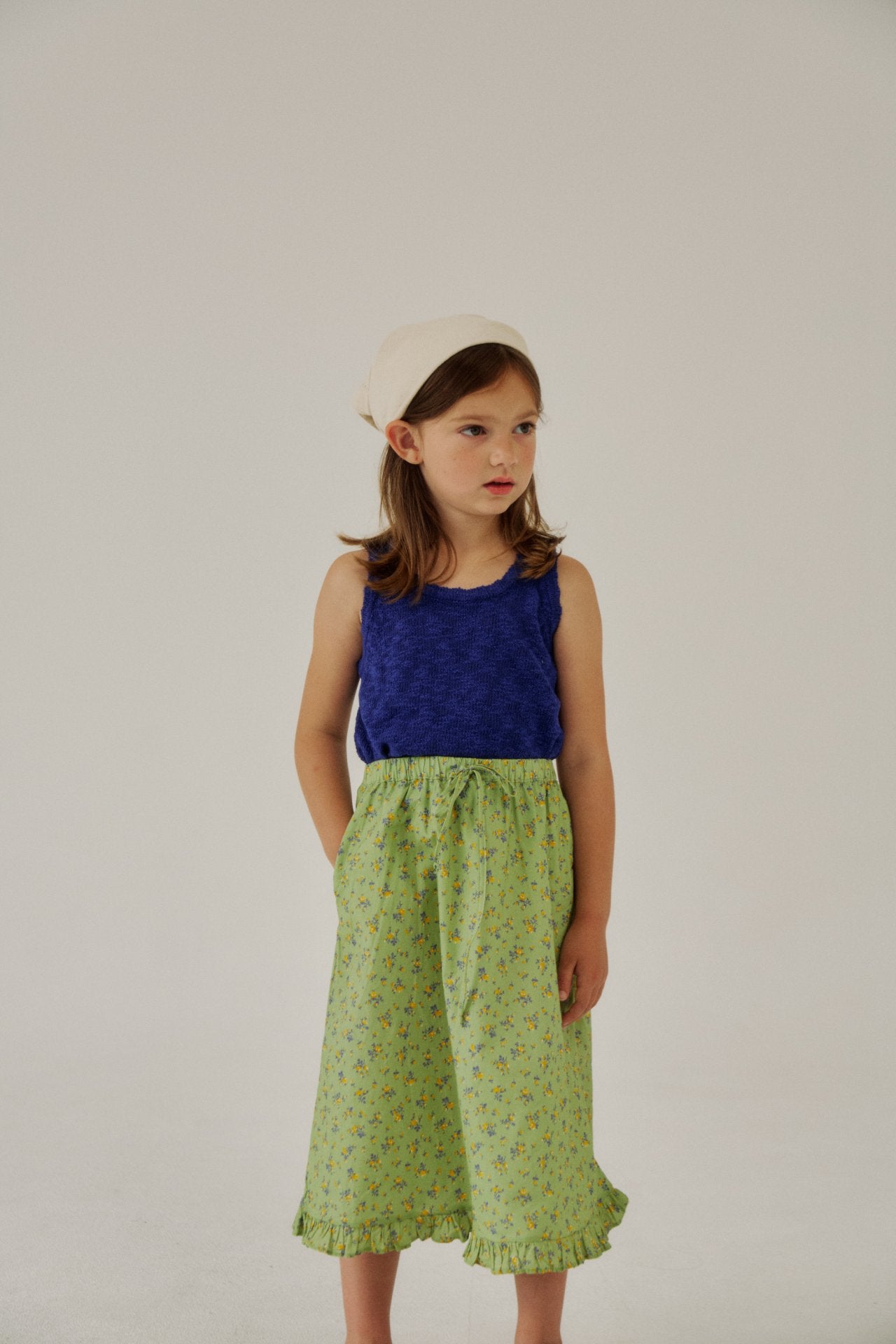 [Soye] Slub sleeveless_Cobalt