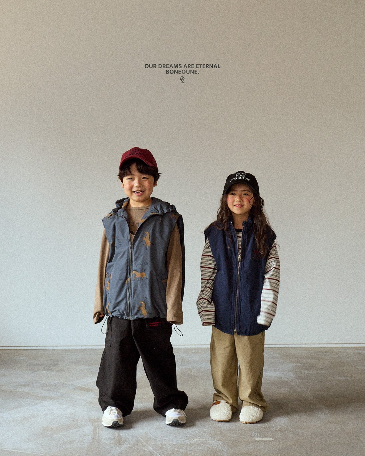 [BONEOUNE] Cotton Cargo Pants_2colors