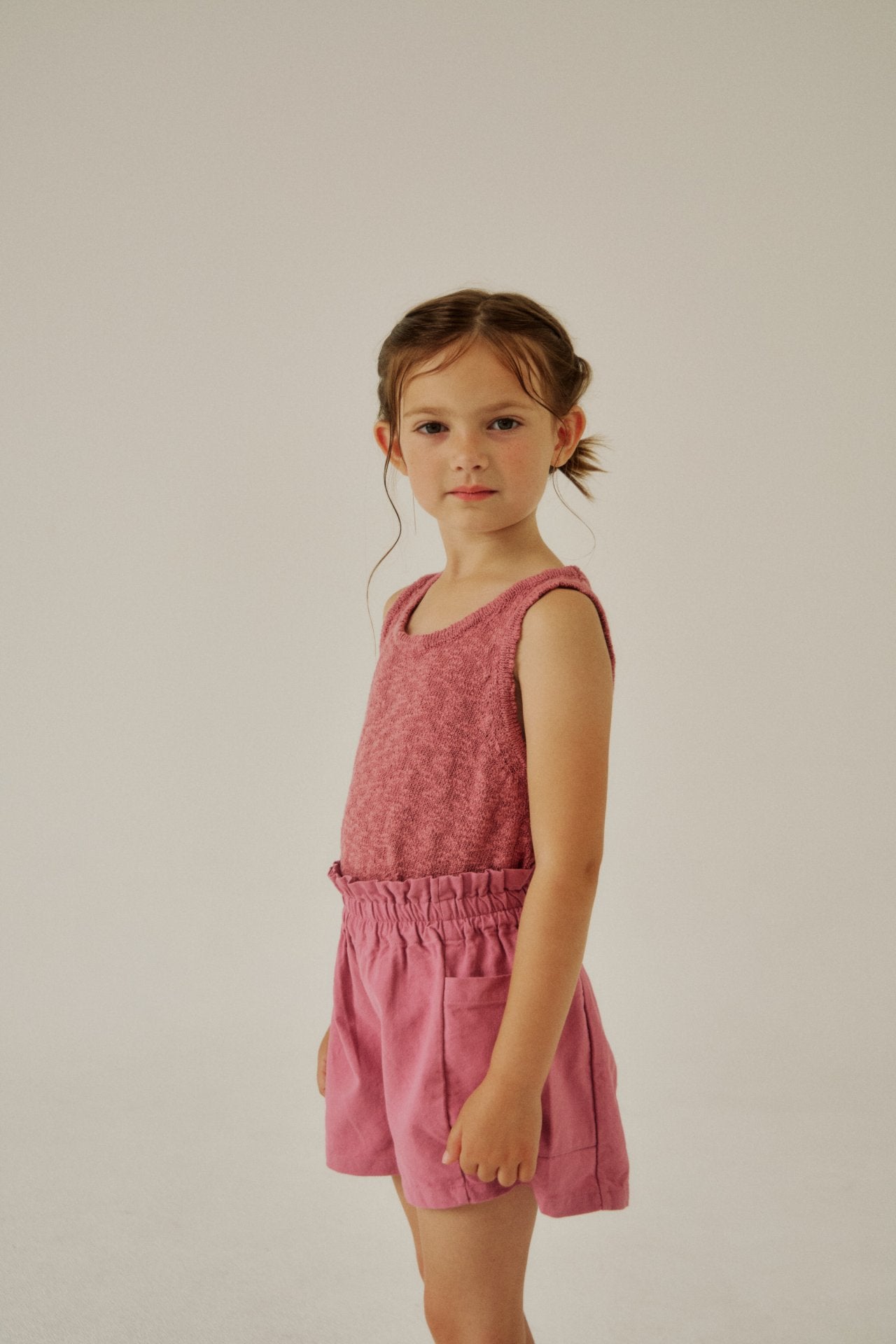 [Soye] Cream frill pants_Pink