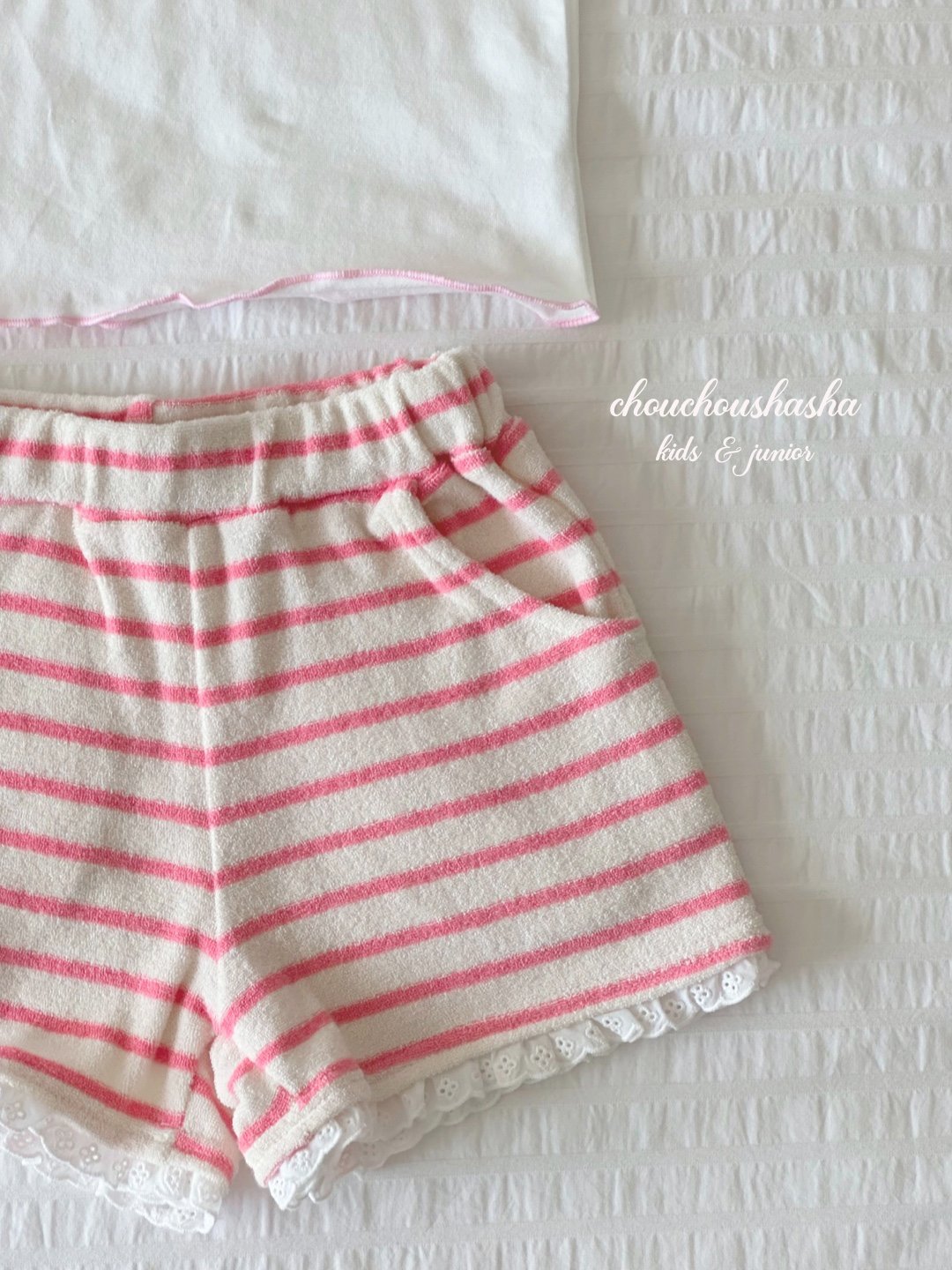 [CHOUCHOUSHASHA] Sugar Lace Pants_2colors