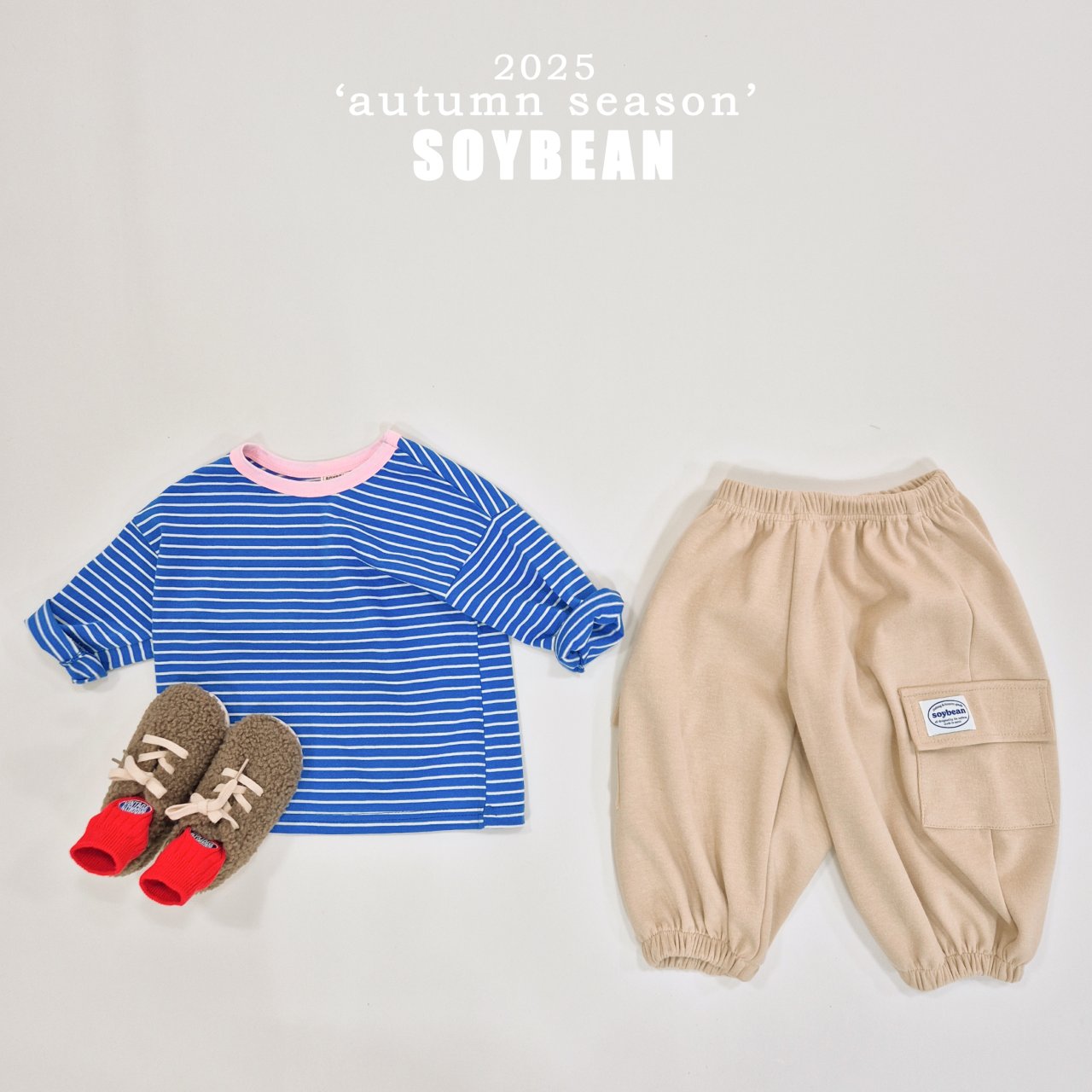 [SOYBEAN] Autumn Captain Striped T-Shirt_5colors