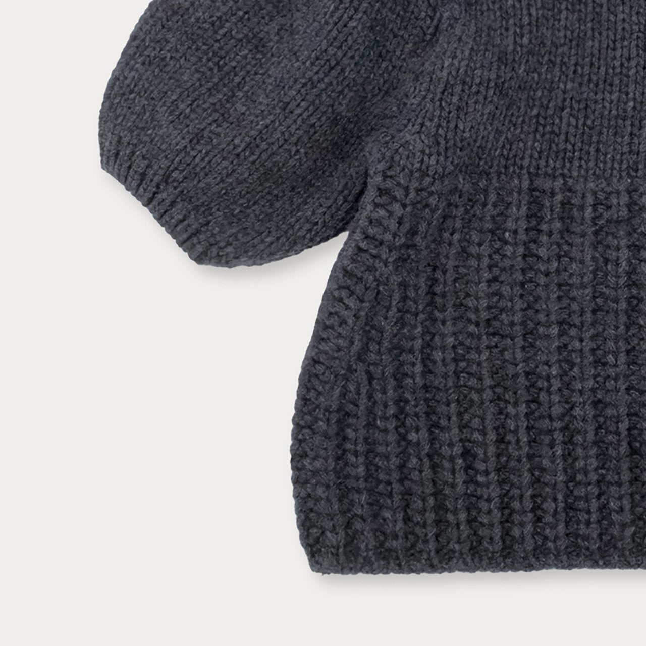 [Soye] Mullo Puff Knit_Charcoal