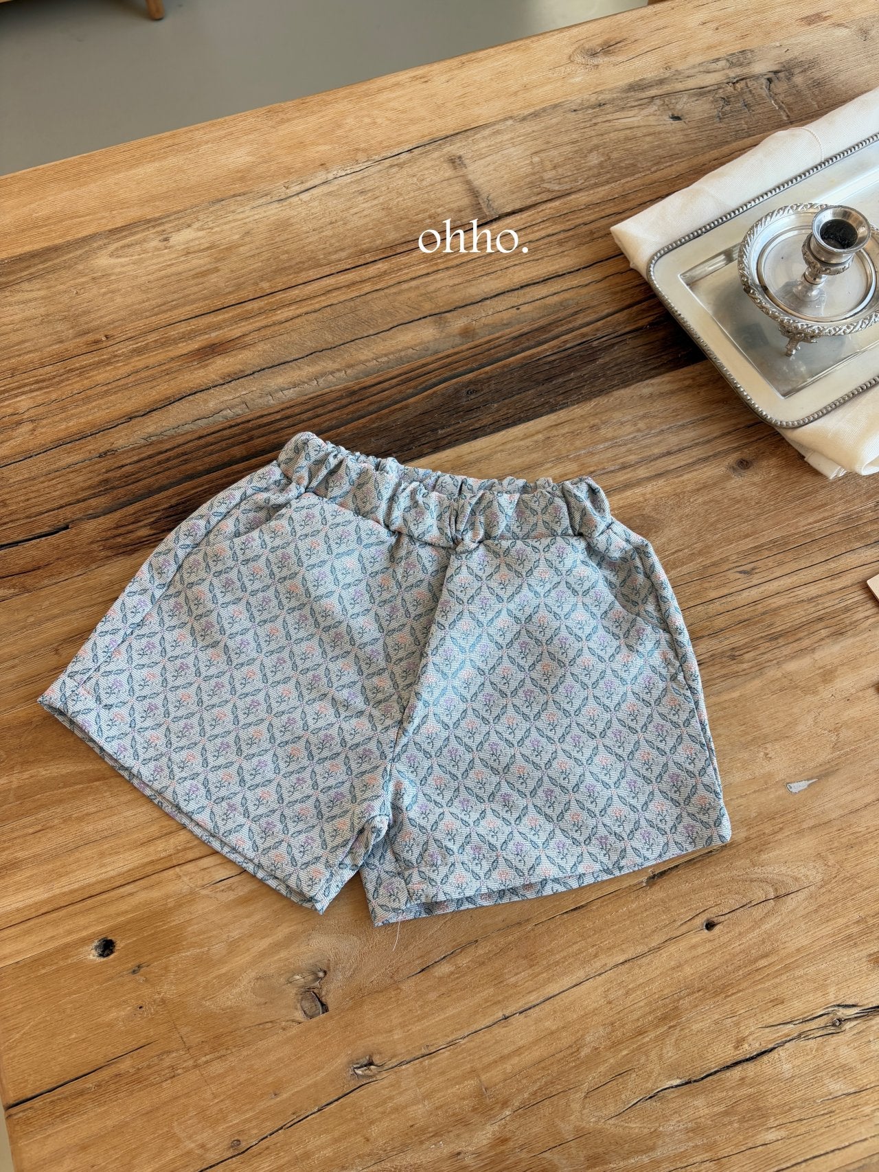 [ohho] Mone Jacquard Pants_2colors