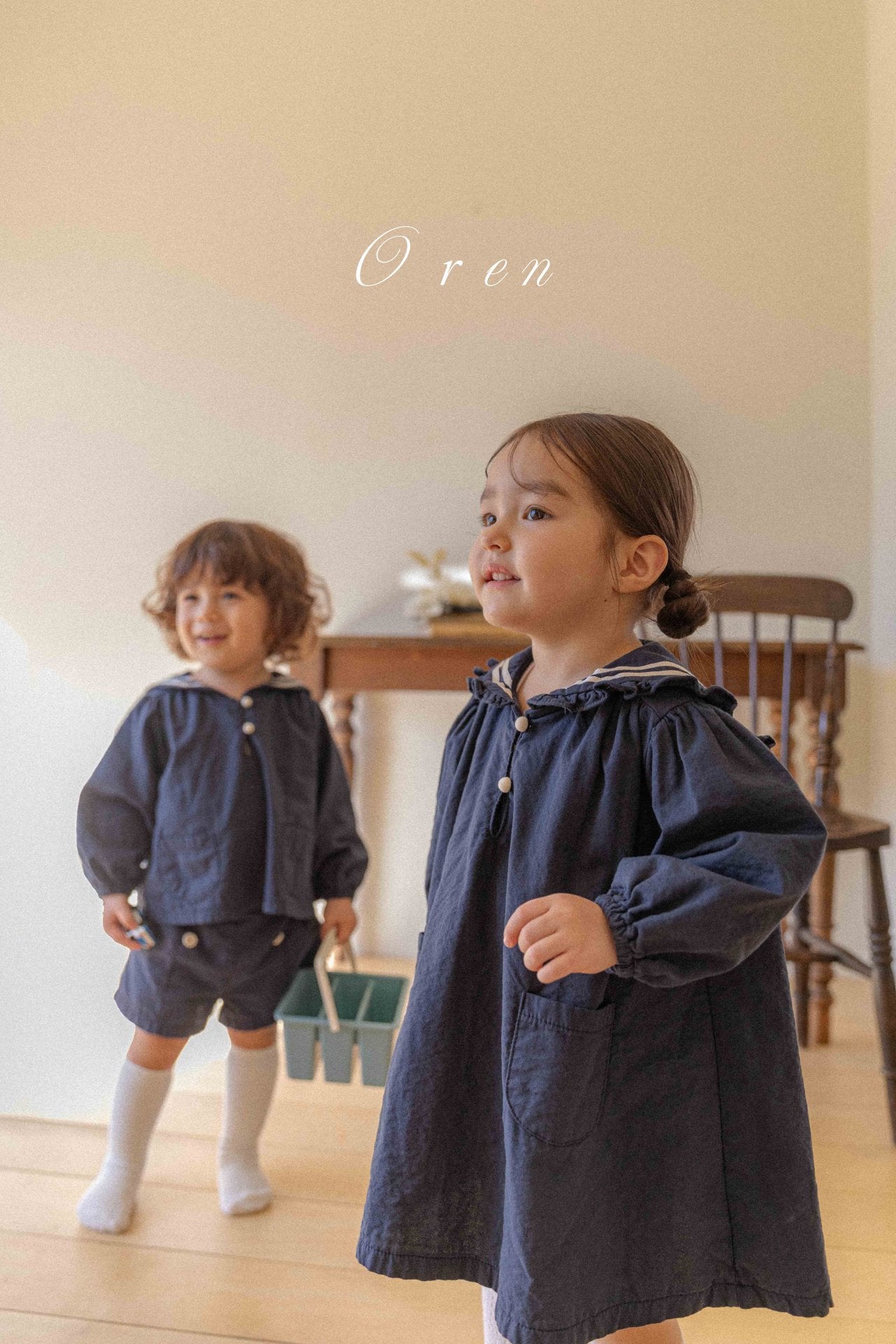 [OREN] Matthieu Marine Dress(KIDS)_Navy