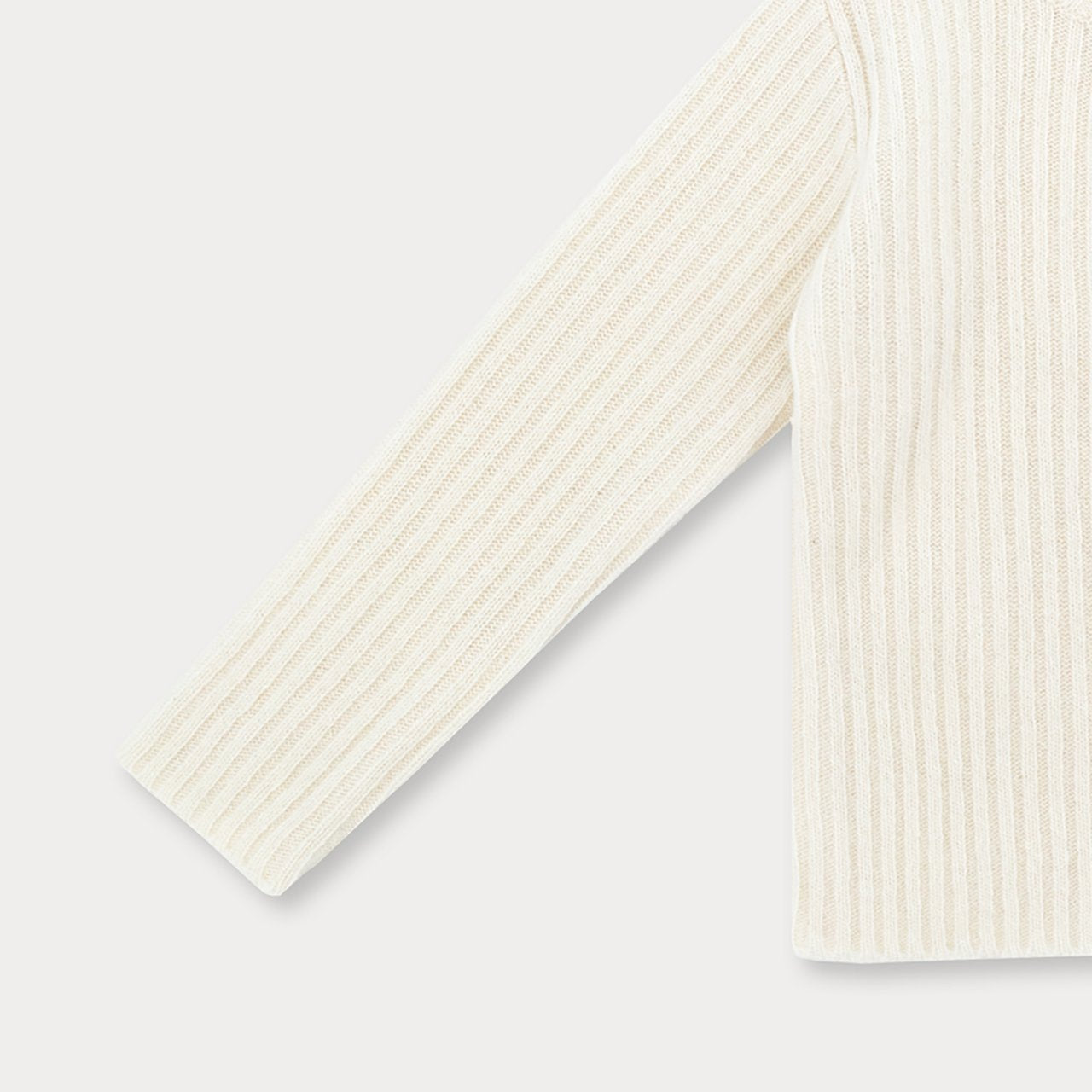 [Soye] Cashmere Rib Cardigan_Ivory