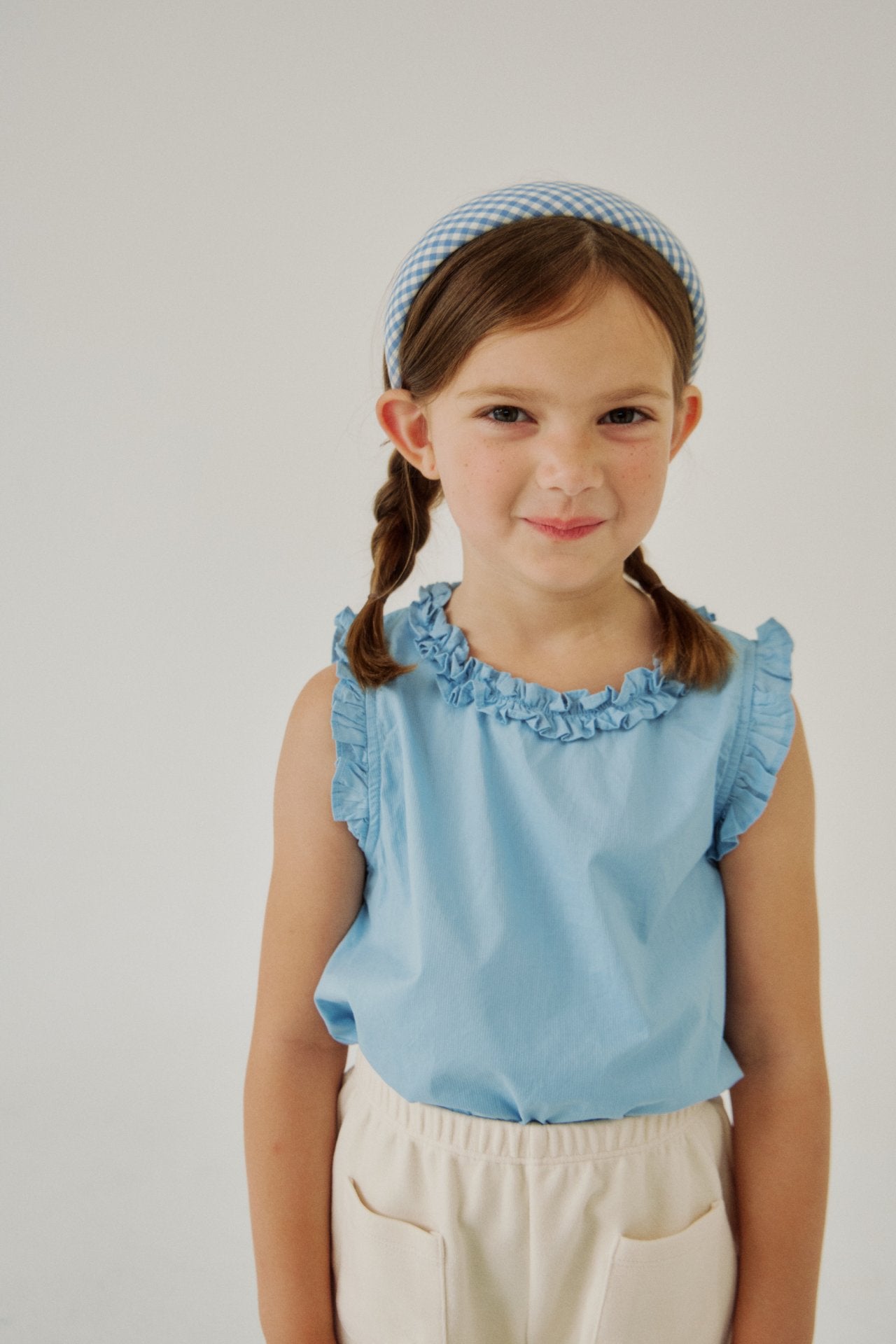 [Soye] Verse frill t-shirt_Blue