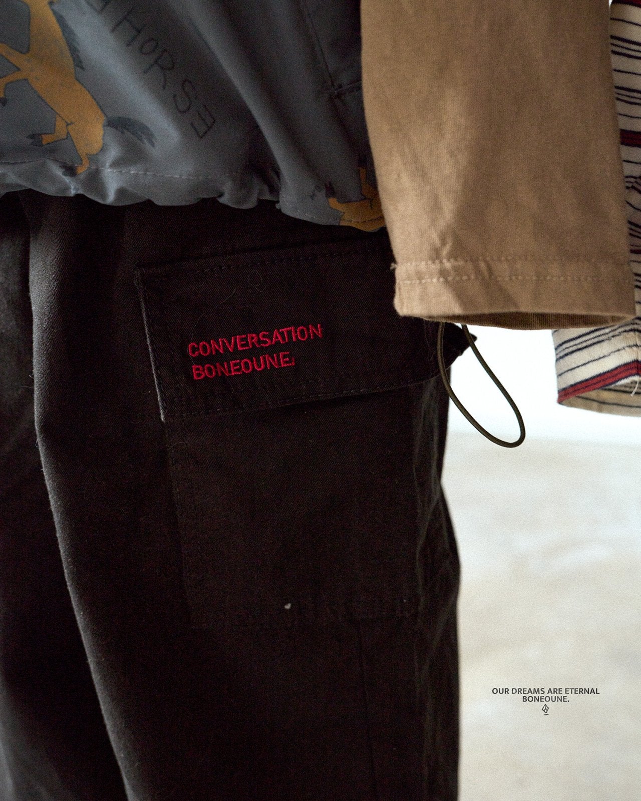 [BONEOUNE] Cotton Cargo Pants_2colors
