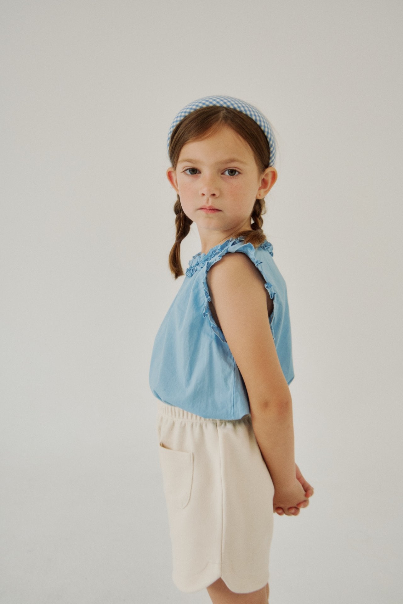 [Soye] Verse frill t-shirt_Blue