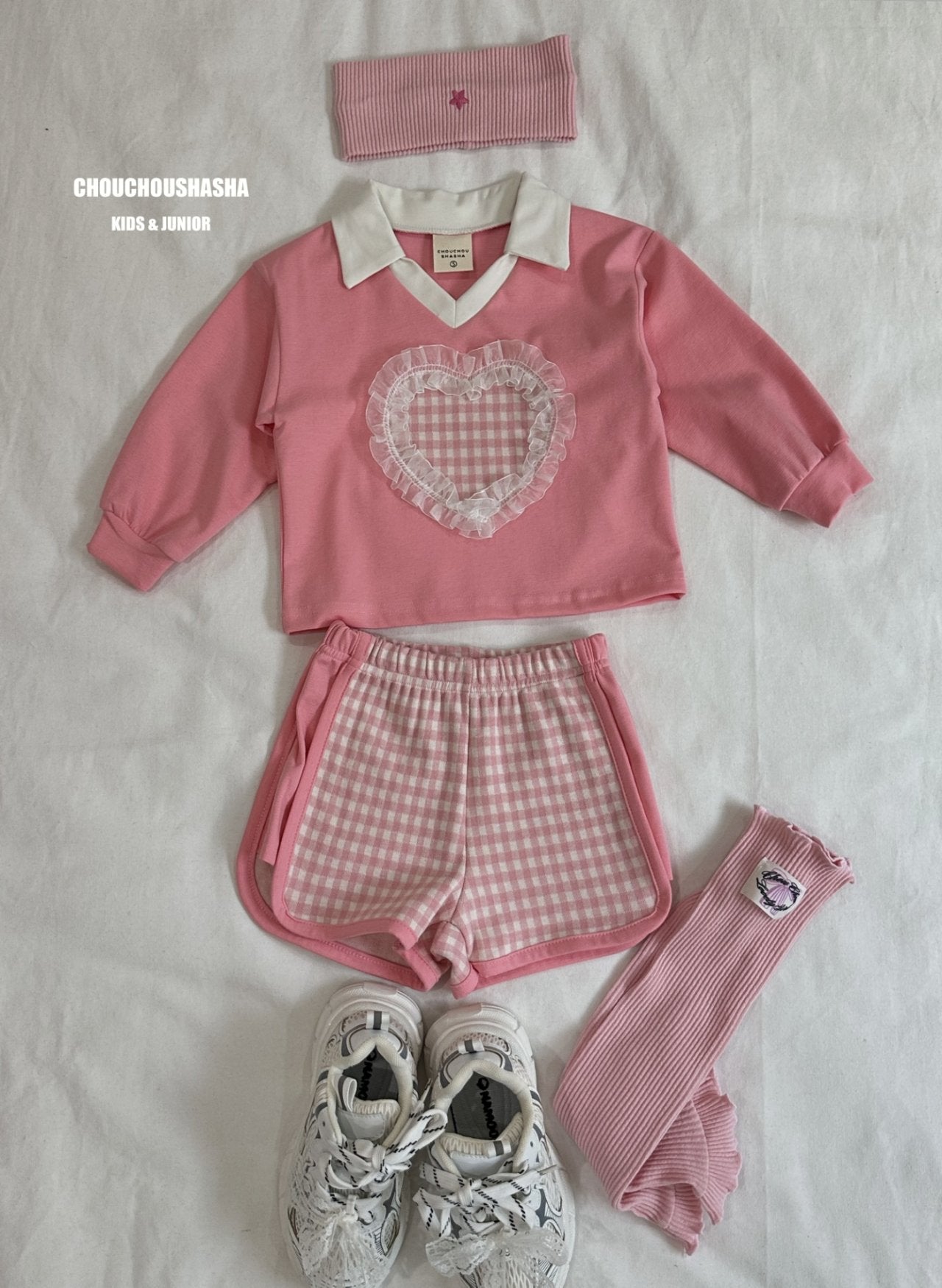 [CHOUCHOUSHASHA] Heart Set-up_Pink