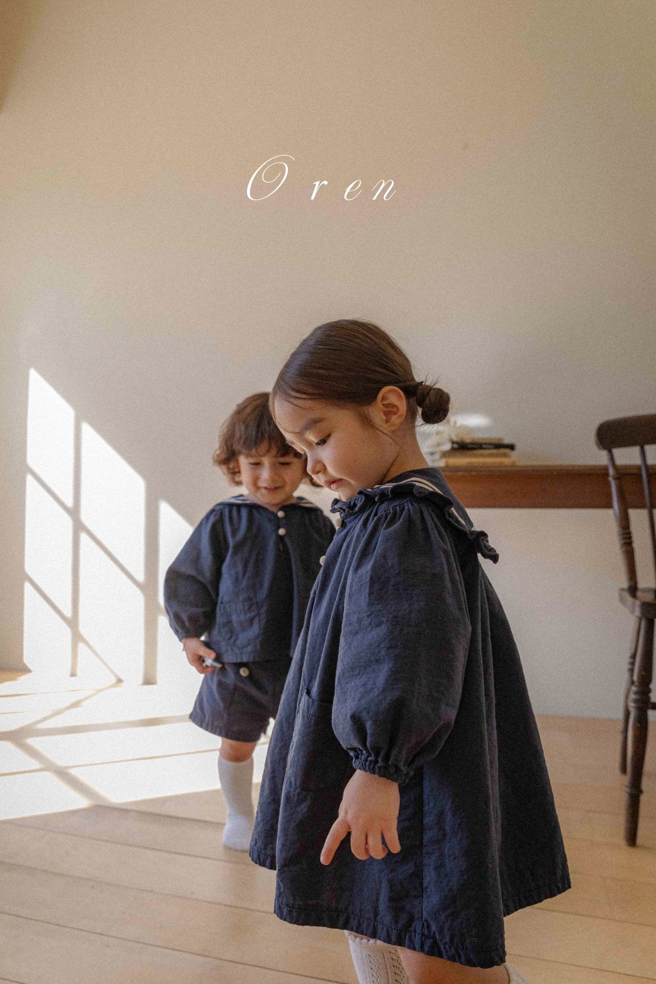 [OREN] Matthieu Marine Dress(KIDS)_Navy