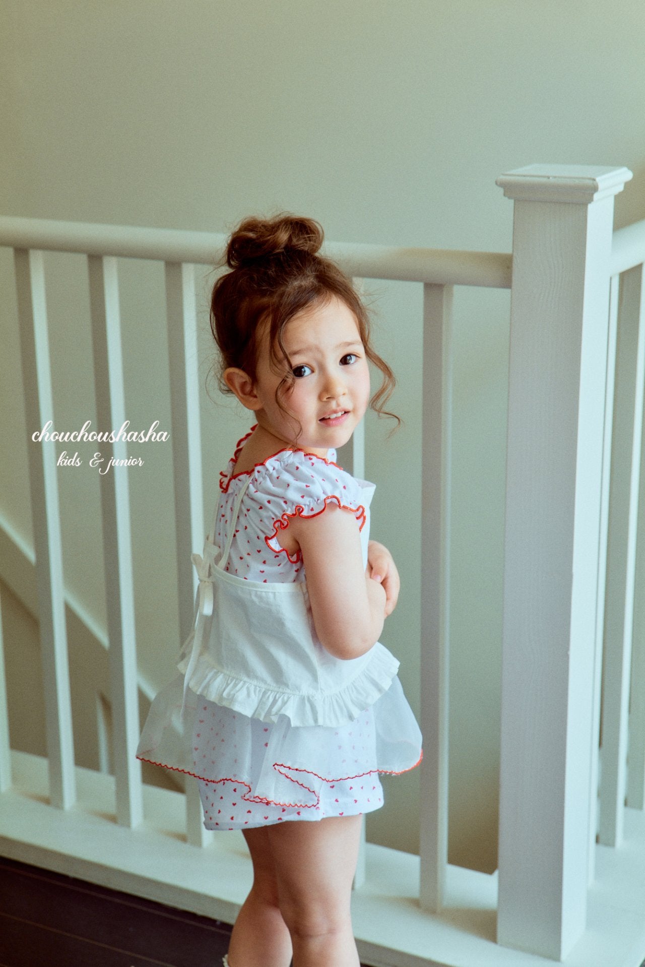 [CHOUCHOUSHASHA] Rabbit Sleeveless T-shirts_Ivory
