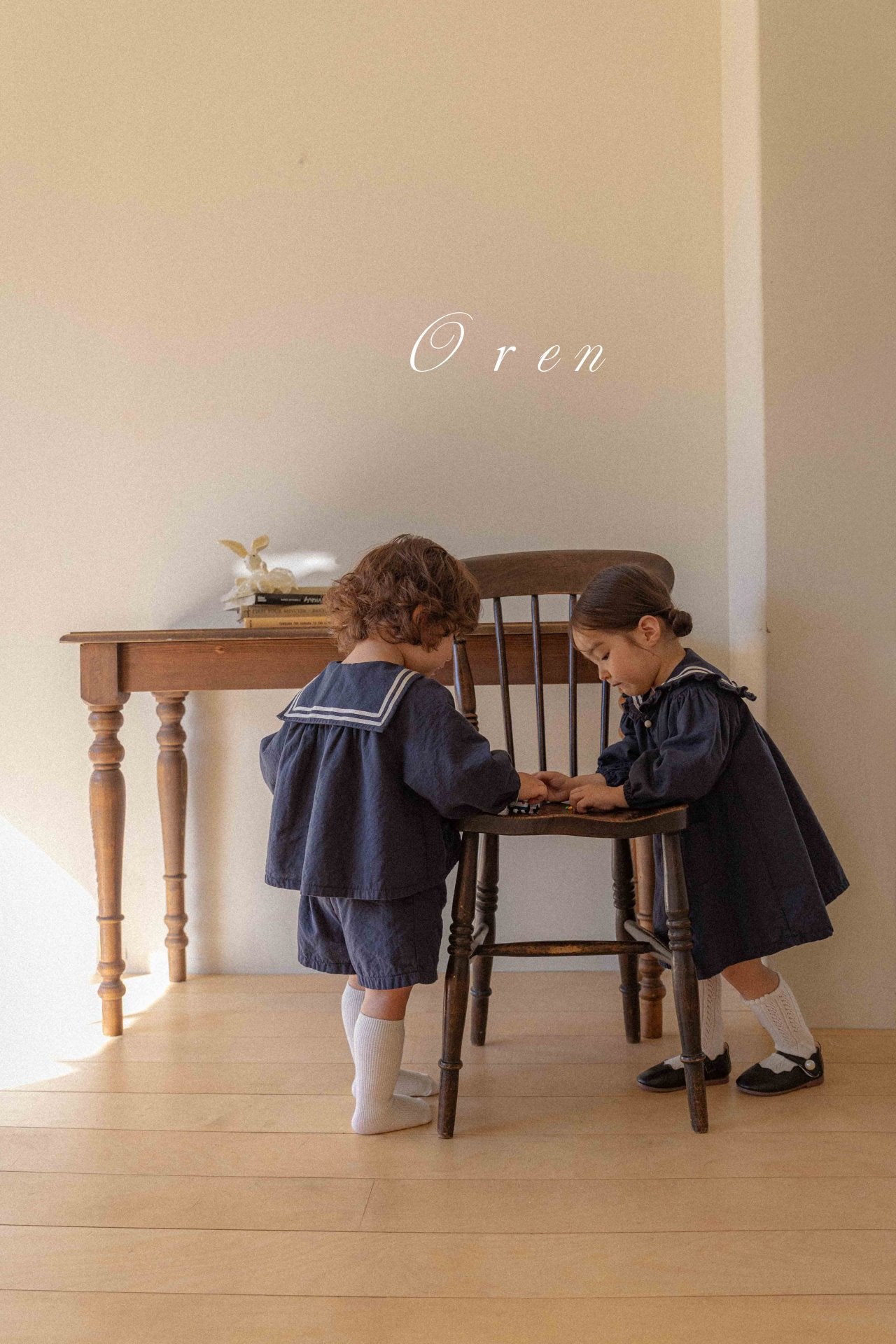 [OREN] Matthieu Marine Dress(KIDS)_Navy