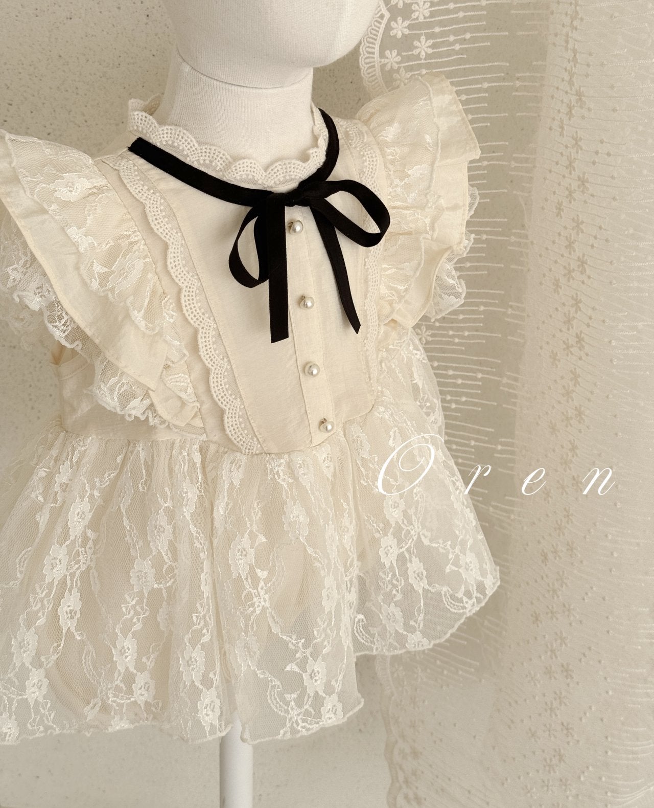 [OREN] Vivian Suit(BEBE)_Cream