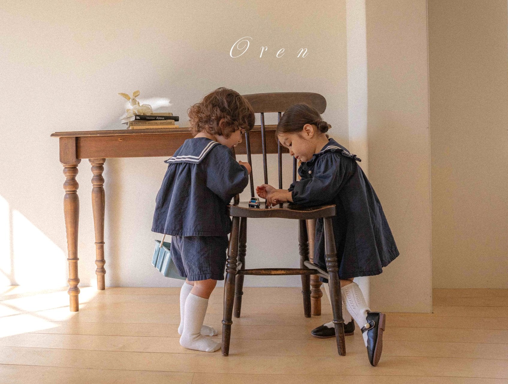 [OREN] Matthieu Marine Dress(KIDS)_Navy