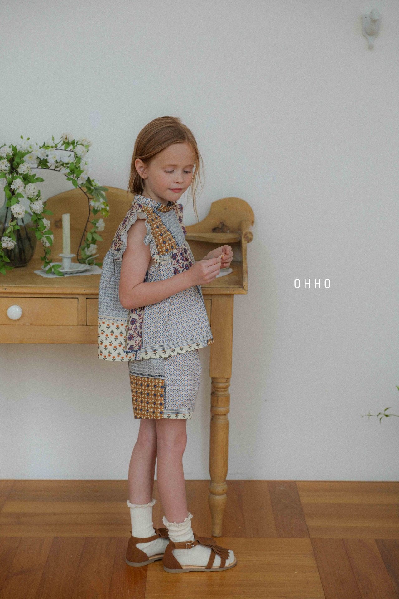 [ohho] Caramel Blouse_2colors