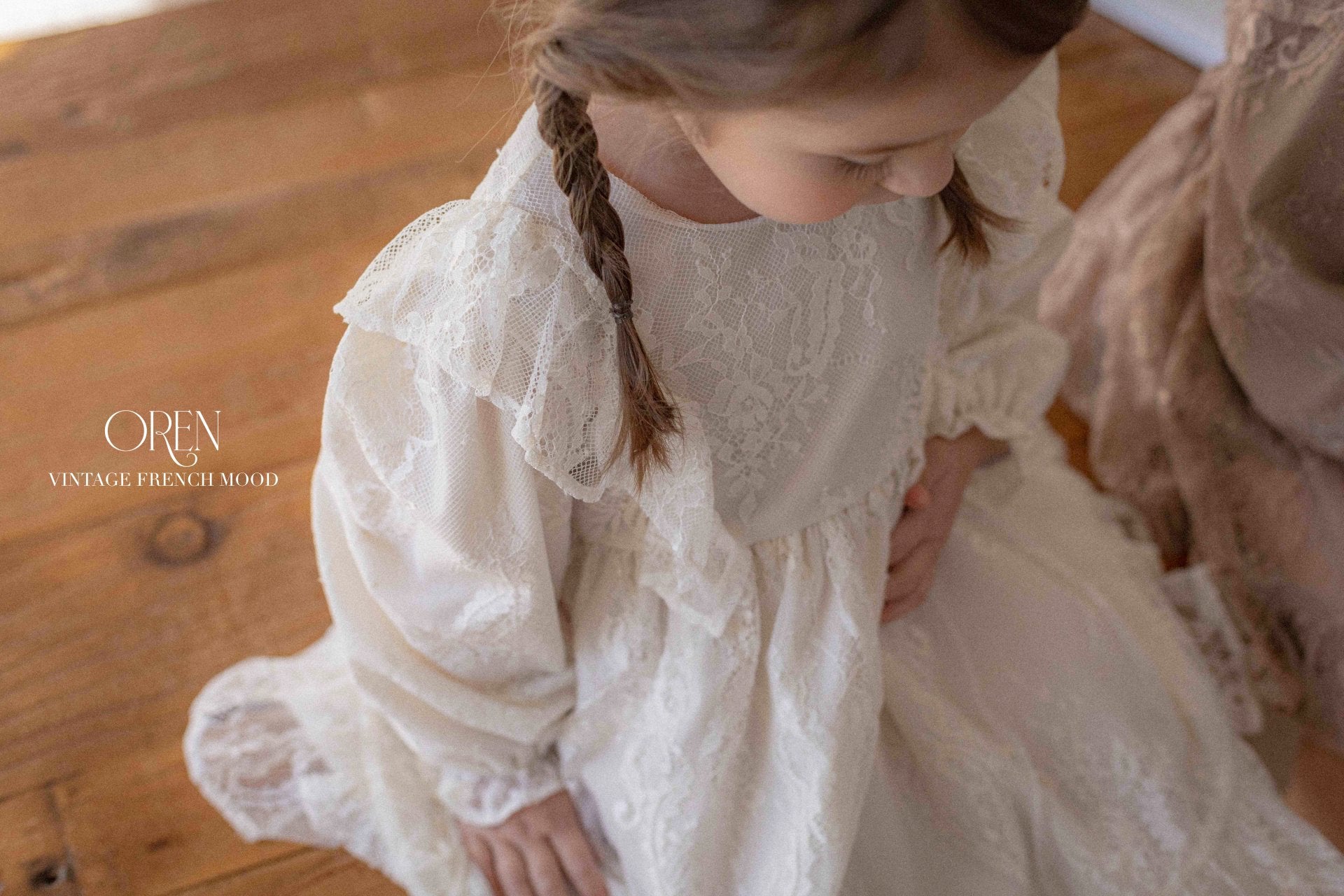 [OREN] Renibon Lace Dress(KIDS)_Ceam