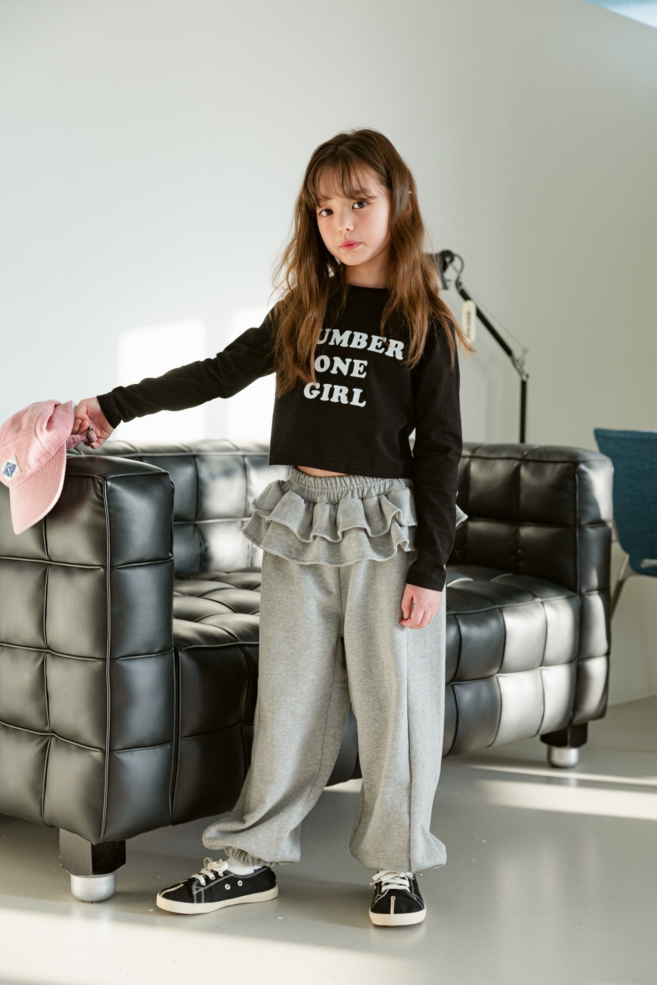 [DOREDORE] Number Girl Crop T-shirt_2colors