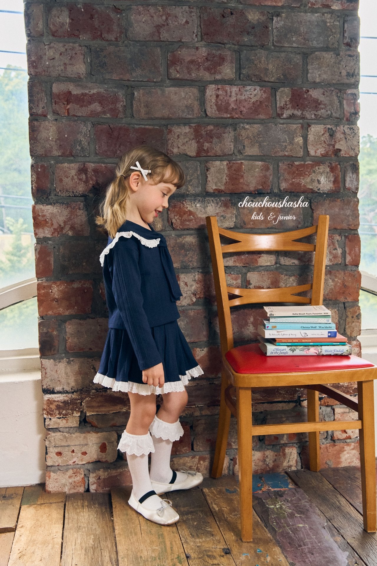[CHOUCHOUSHASHA] Rona Tie Blouse_2colors
