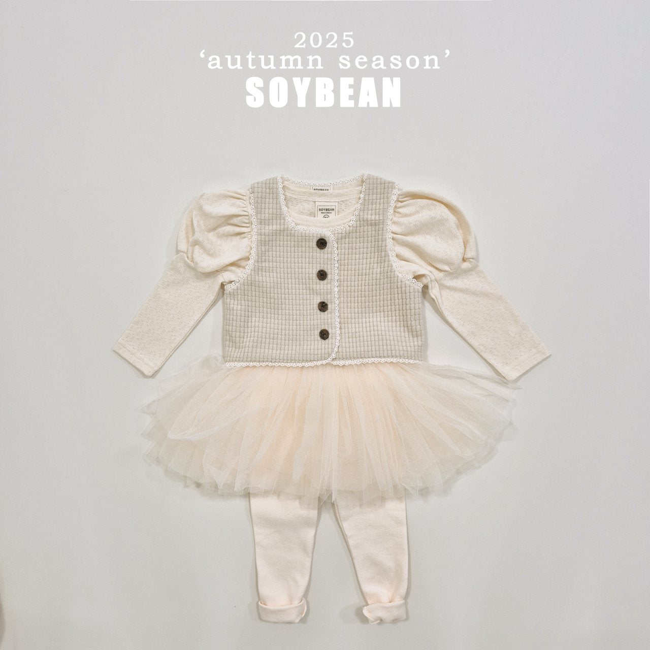 [SOYBEAN] Lovely Shasha Skirted Leggings_3colors