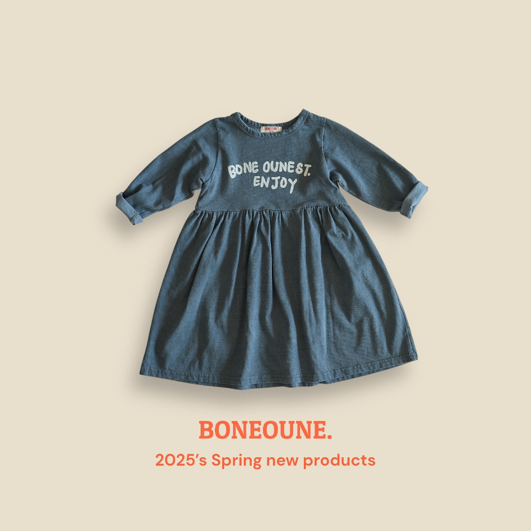 [BONEOUNE] Pigment Jersey Dress_2colors