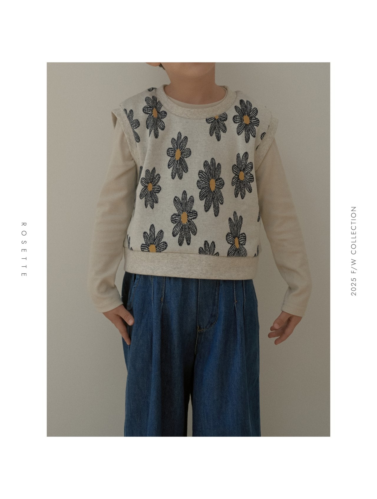 [ROSETTE] Egg Quilted Vest_2colors