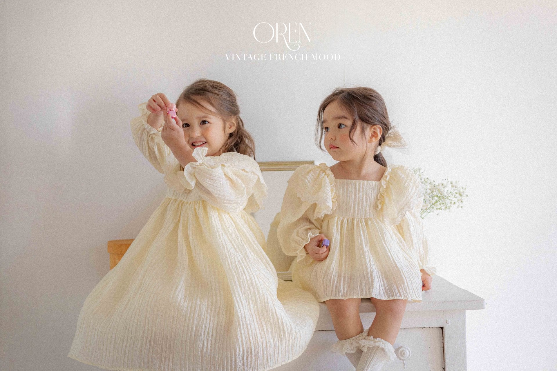 [OREN] Lilly Frill Dress(KIDS)_2colors