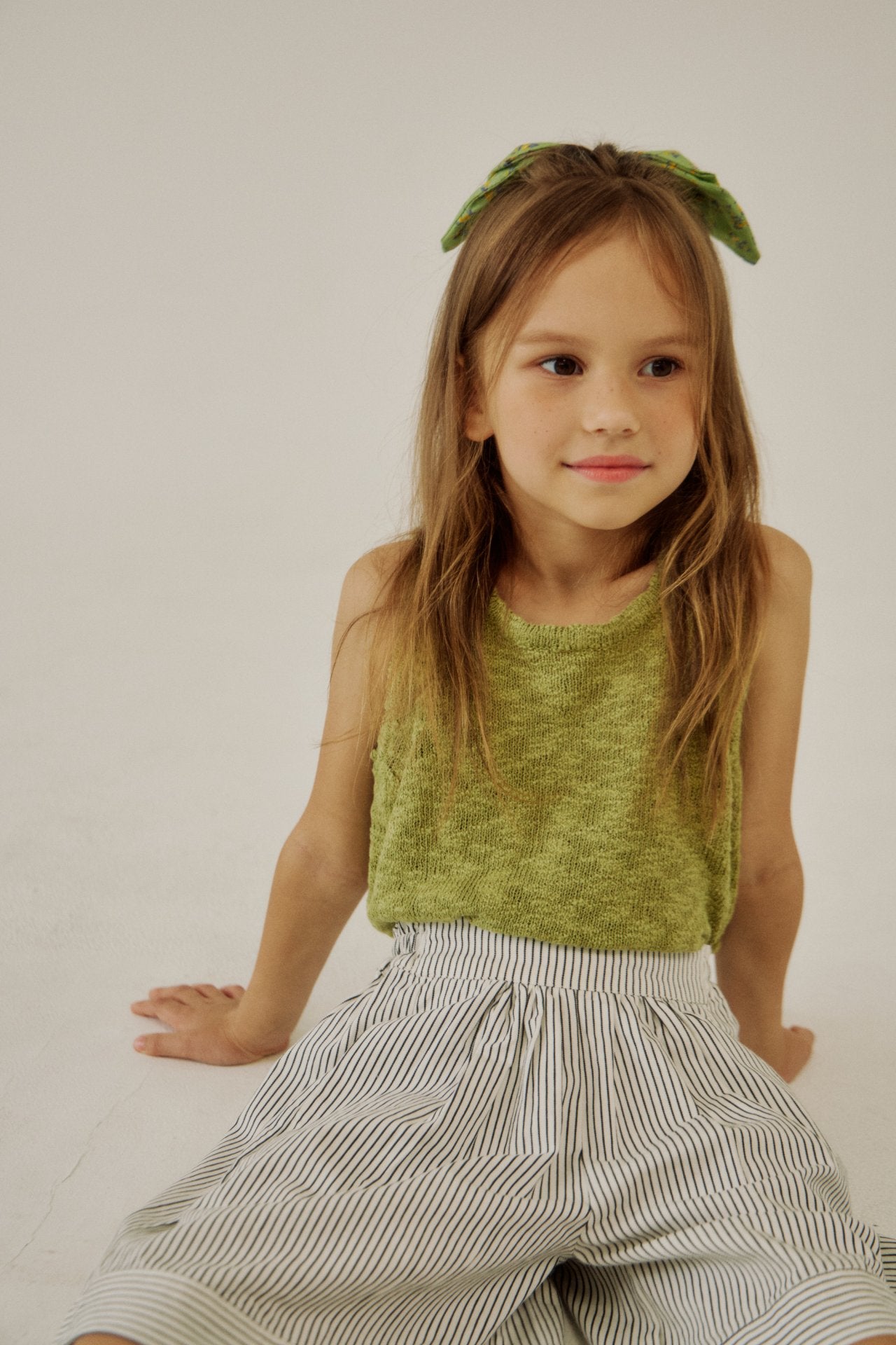 [Soye] Slub sleeveless_Green