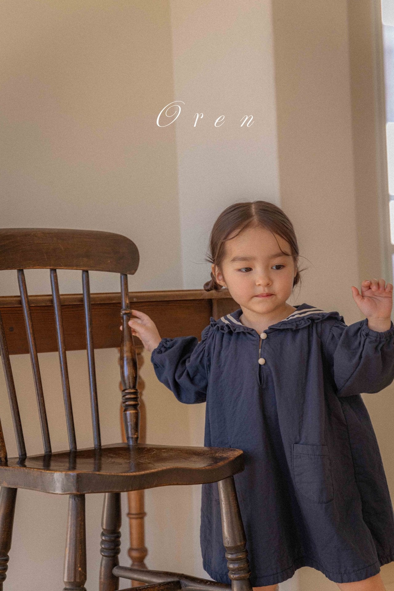 [OREN] Matthieu Marine Dress(KIDS)_Navy