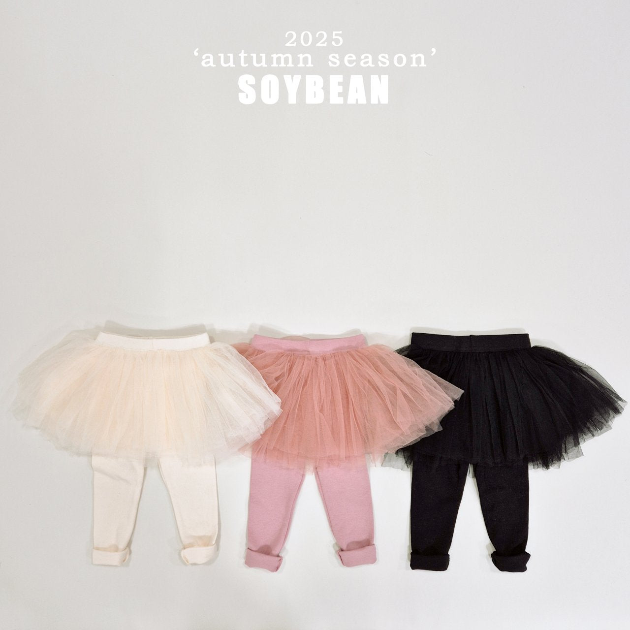 [SOYBEAN] Lovely Shasha Skirted Leggings_3colors