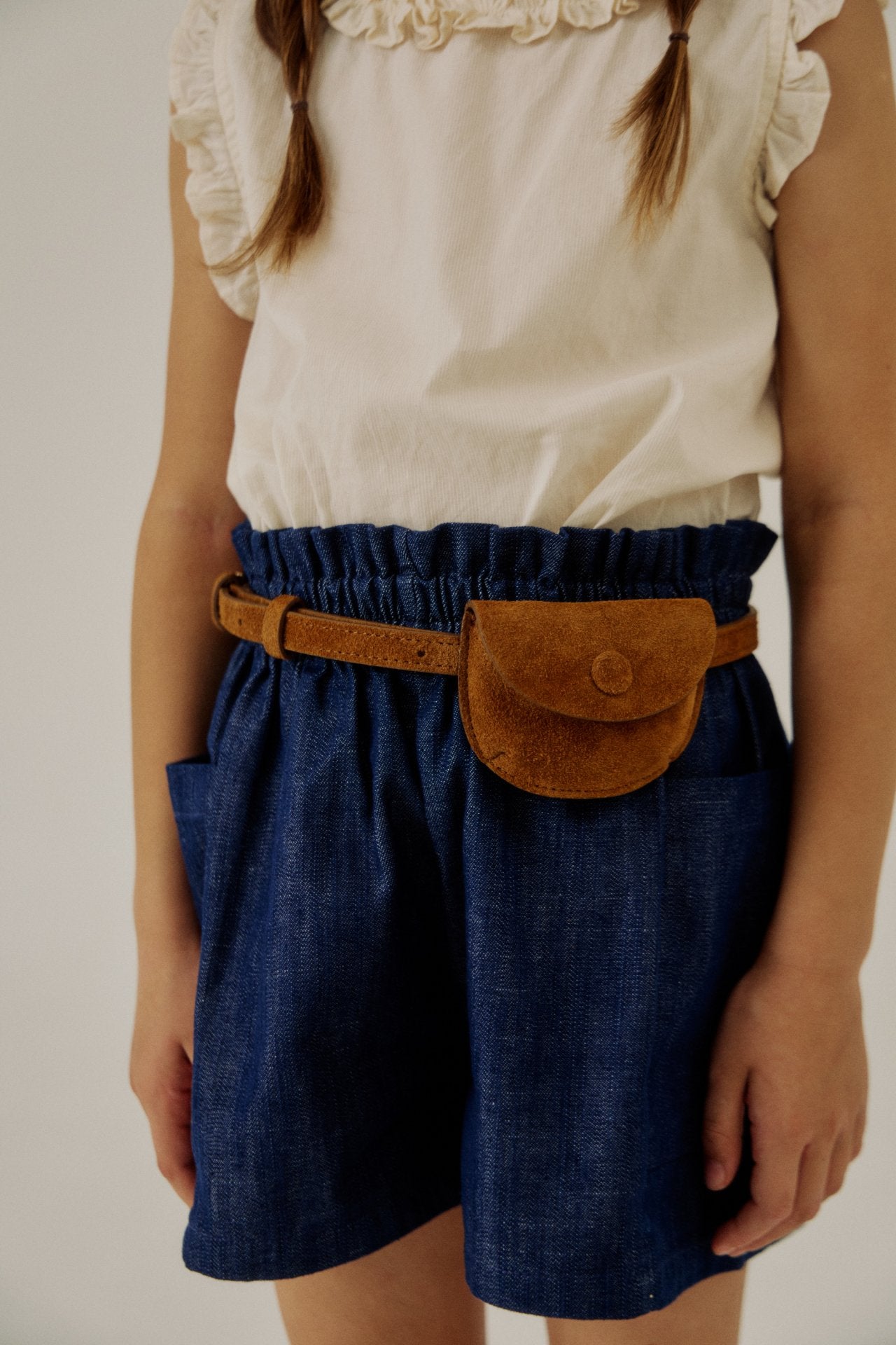 [Soye] Cream frill pants_Denim