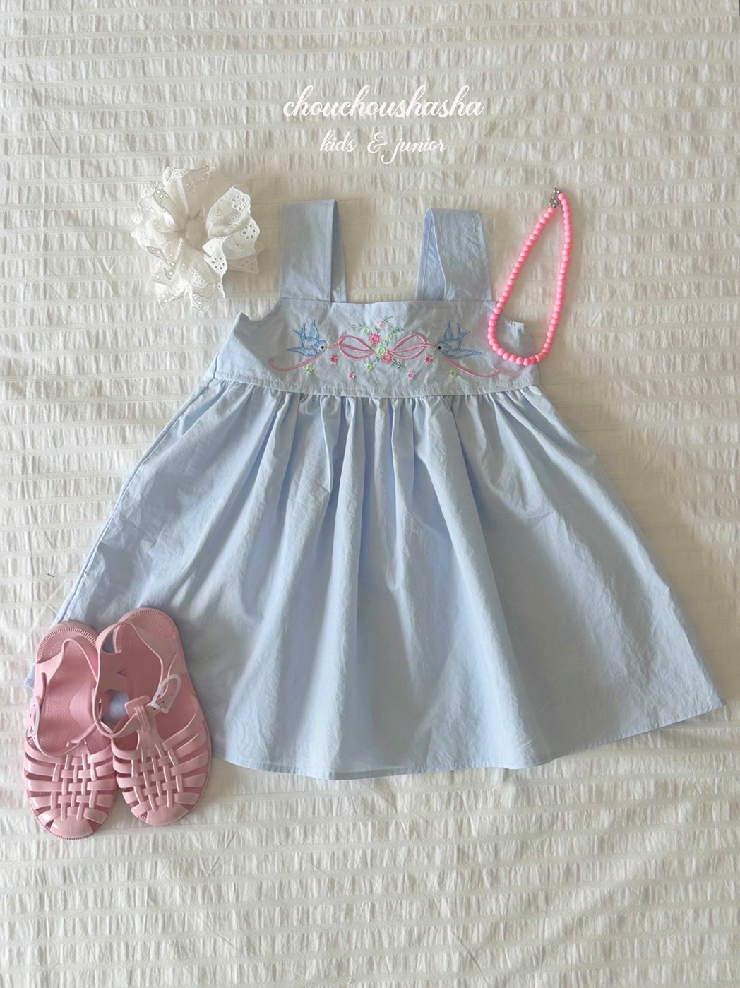 [CHOUCHOUSHASHA] Bird Dress_2colors