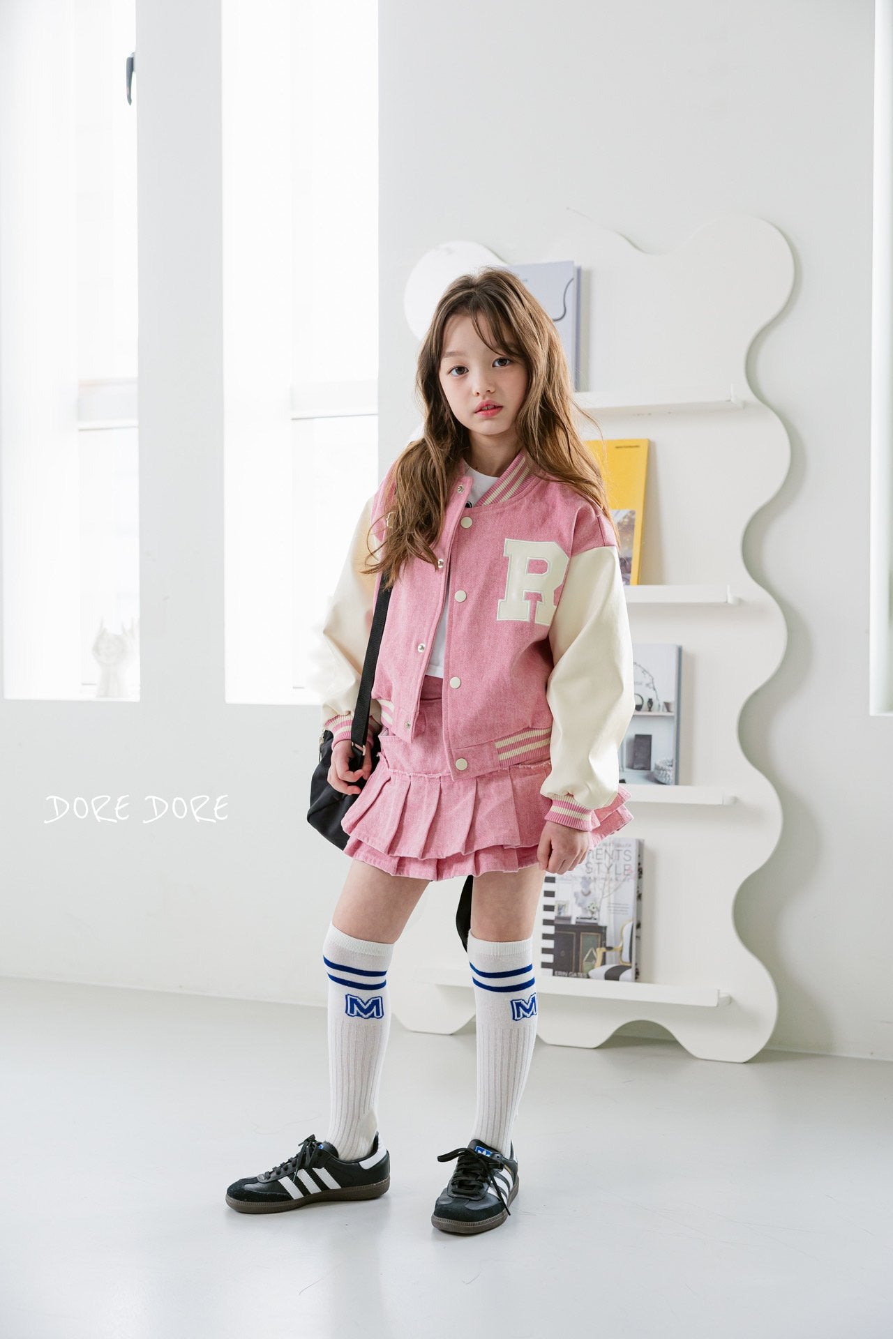 [DOREDORE] Double Pleats Skort_Pink