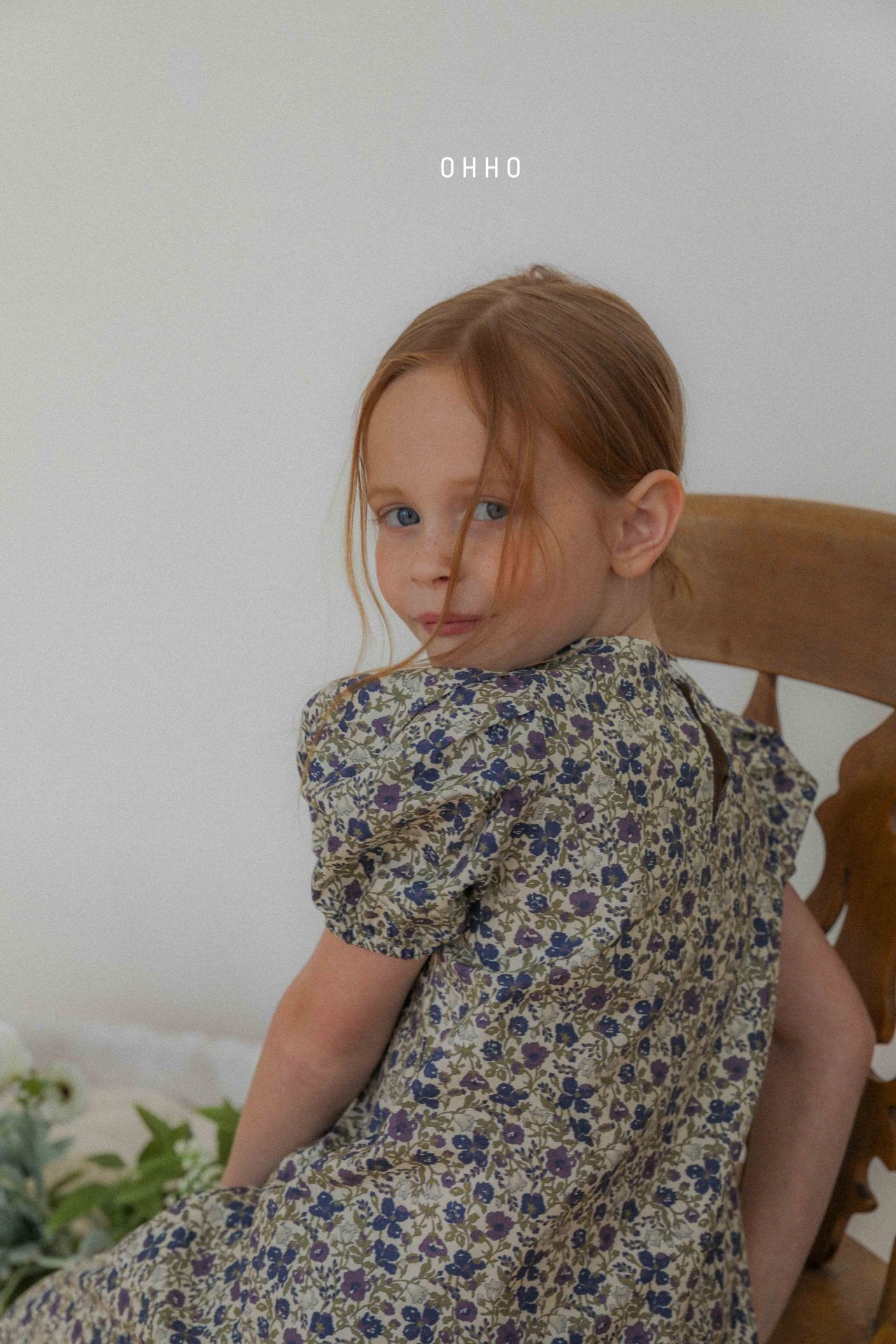 [ohho] Point Blouse_2colors