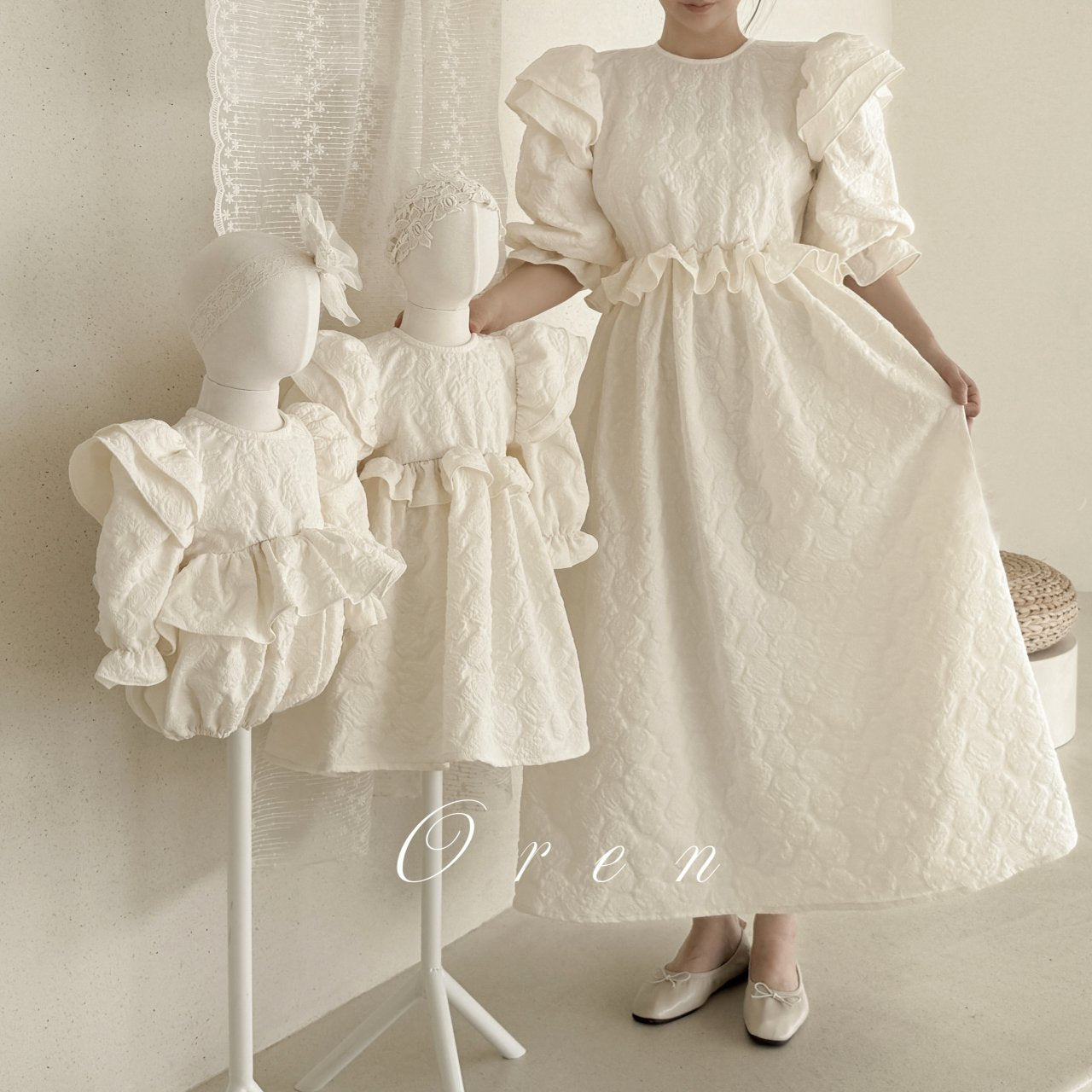 [OREN] Tully Dress(MOM)_Cream