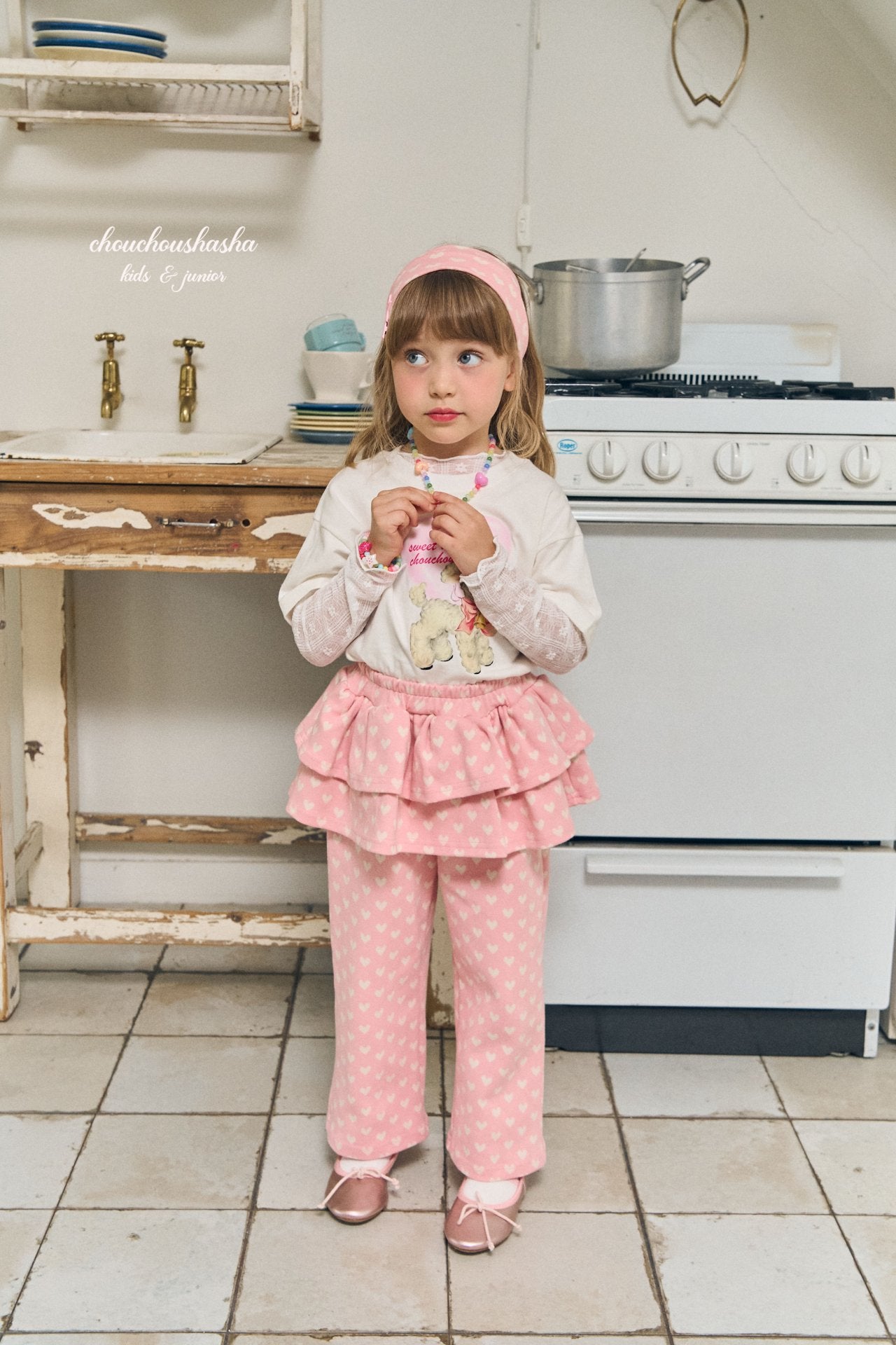 [CHOUCHOUSHASHA] Chloe Pants_Pink