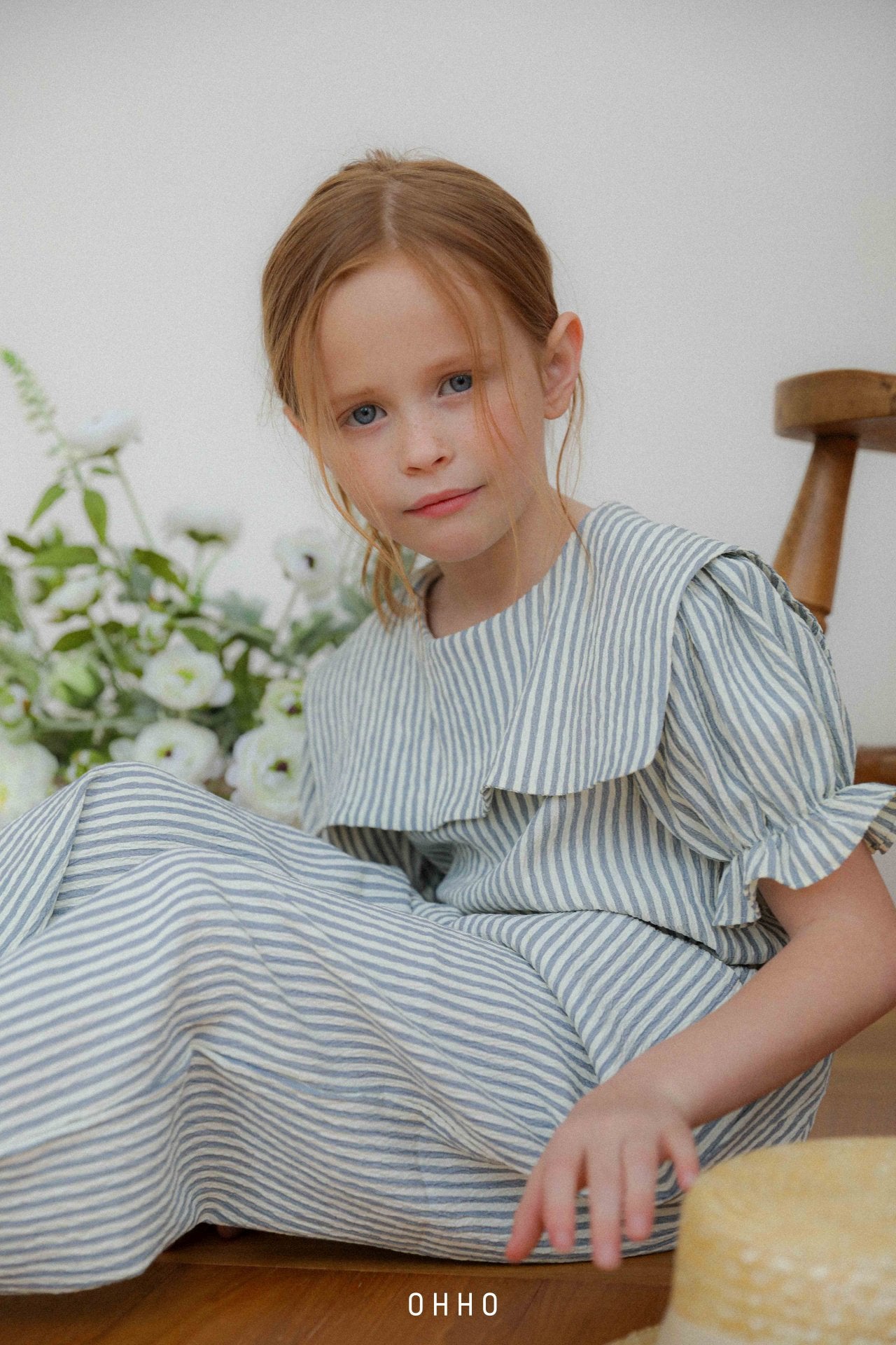 [ohho] French sailor Blouse_3colors