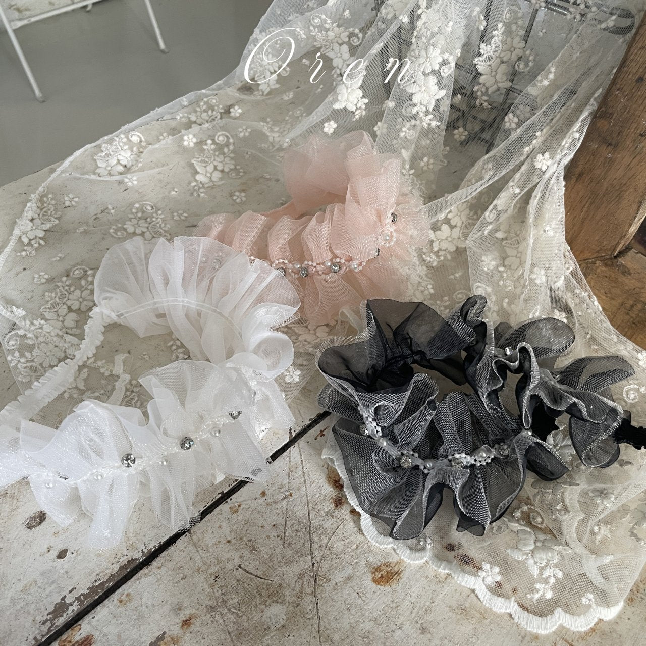 [OREN] Rosie Blanc Headband_3colors