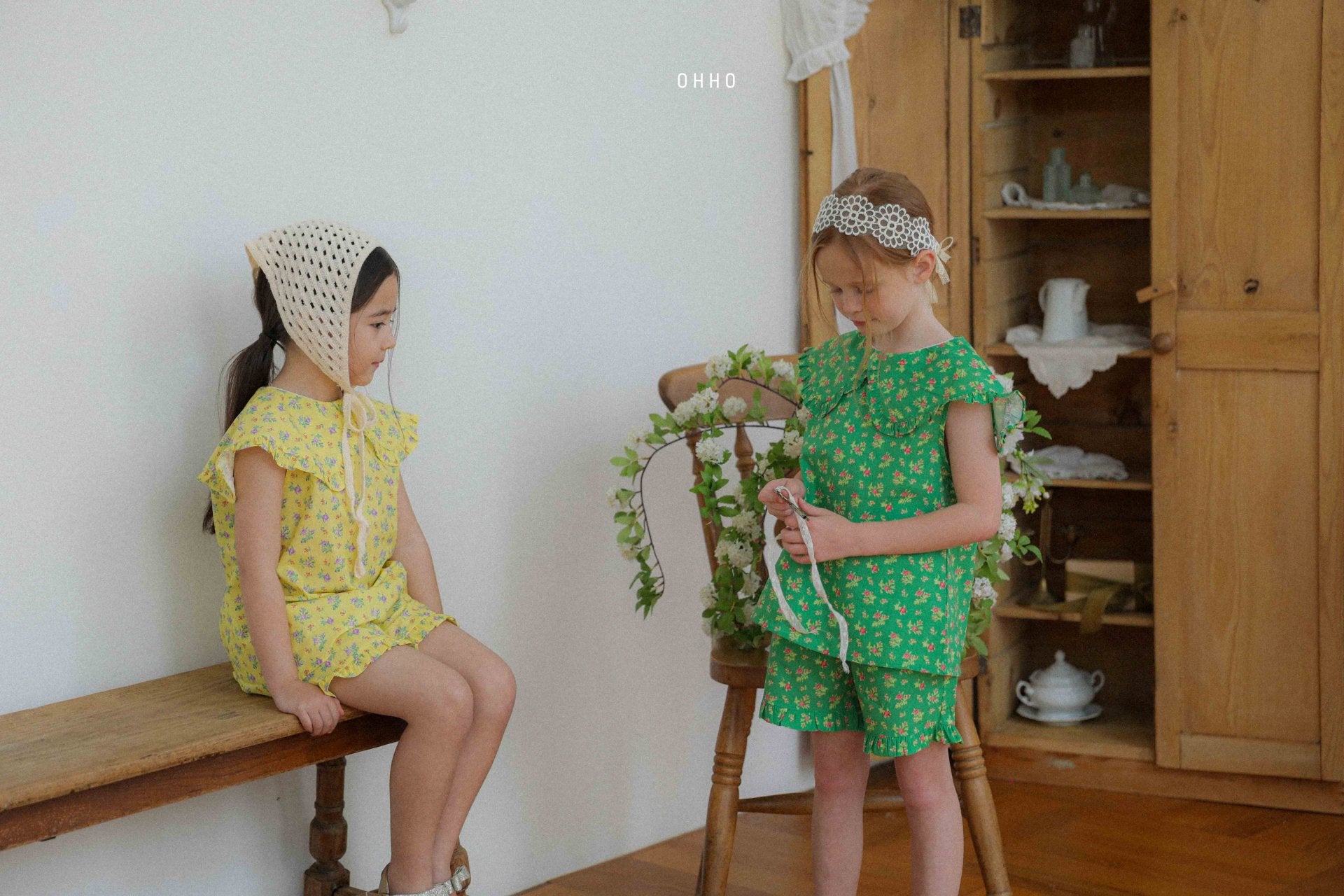 [ohho] Blossom Frill Shorts_2colors