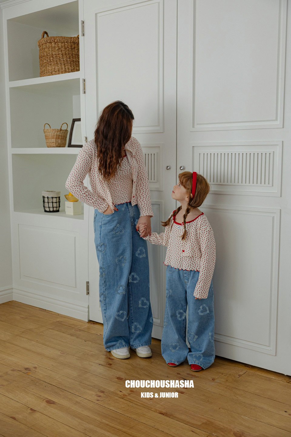 [CHOUCHOUSHASHA] Lovely Denim Pants_Mom