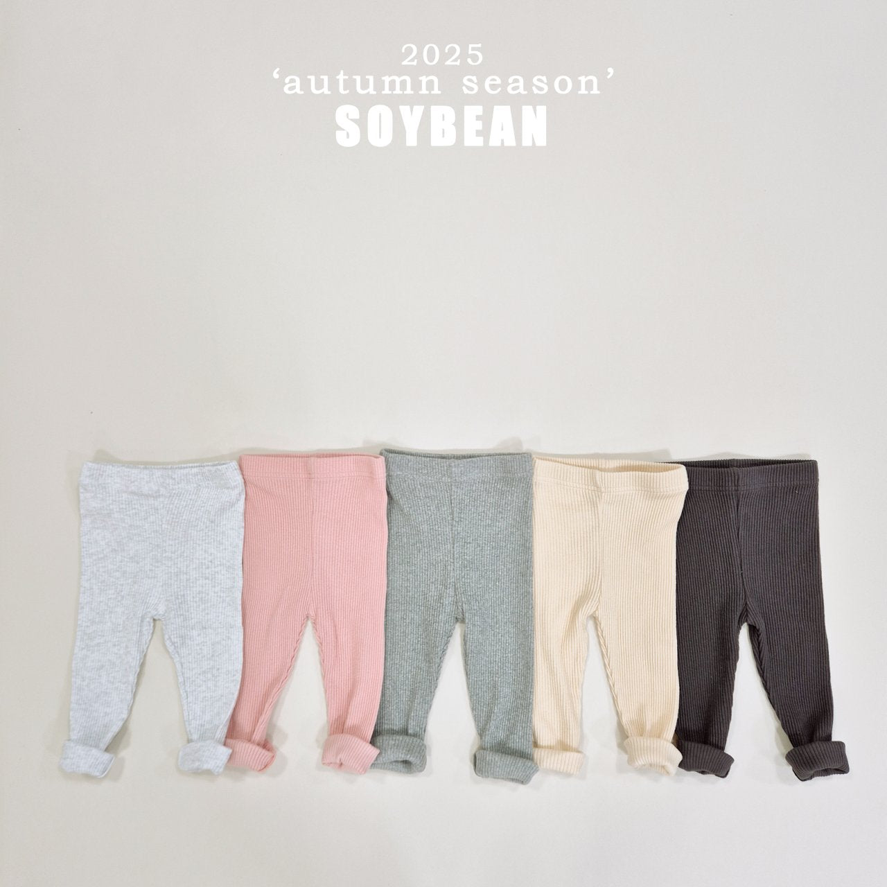 [SOYBEAN] Daily Ribbed Leggings_5colors