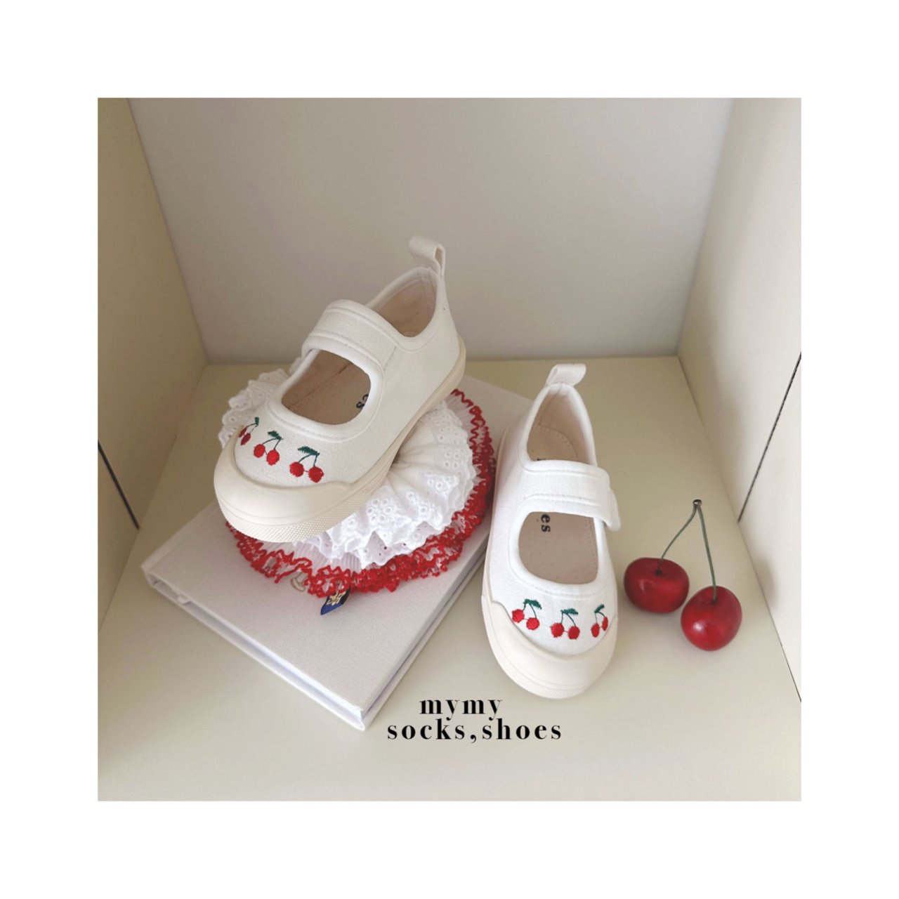 [my shoes] Cherry shoes_Ivory