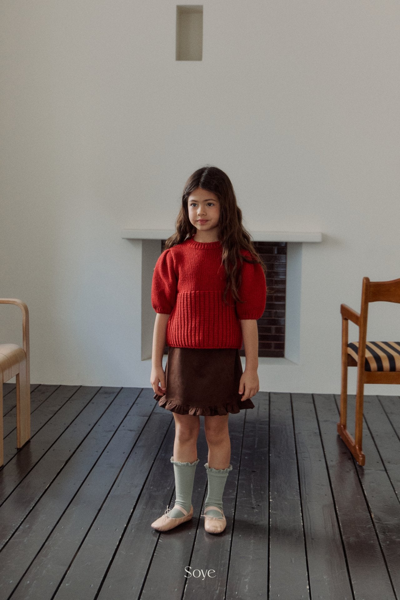 [Soye] Mullo Puff Knit_Red