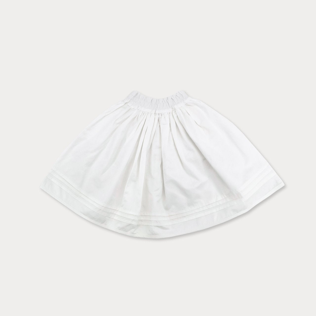 [Soye] Pintuck Cotton Skirt_Ivory