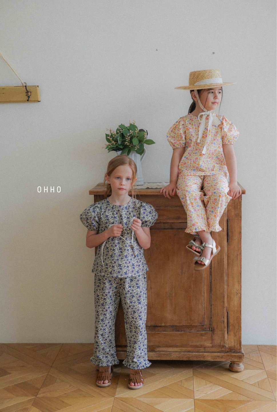 [ohho] Point Frill Pants_2colors
