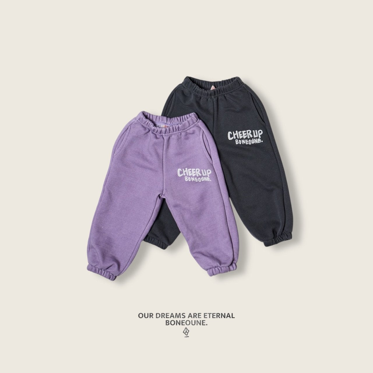 [BONEOUNE] Pig-Up Jogger Pants_2colors