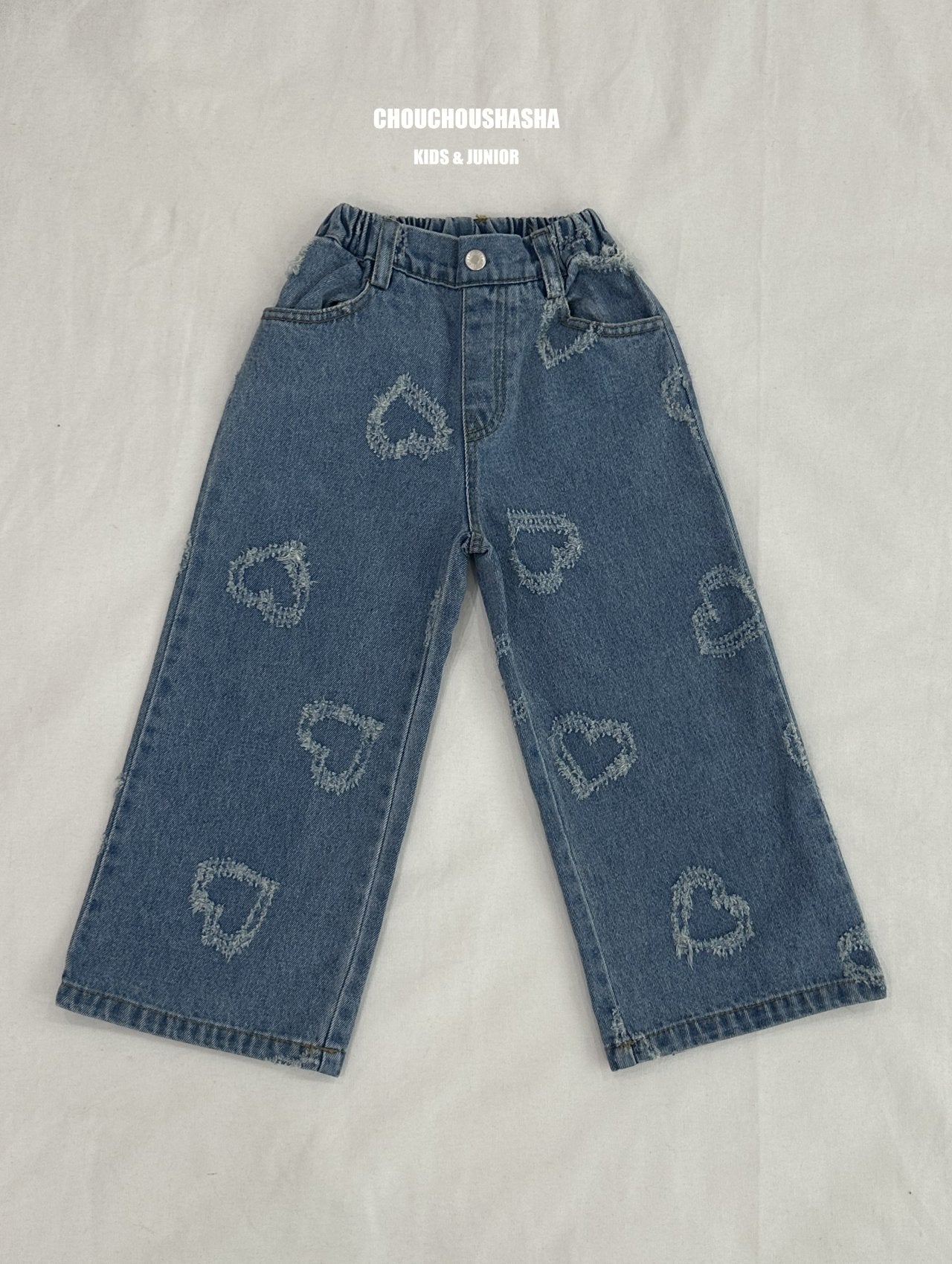 [CHOUCHOUSHASHA] Lovely Denim Pants_Mom