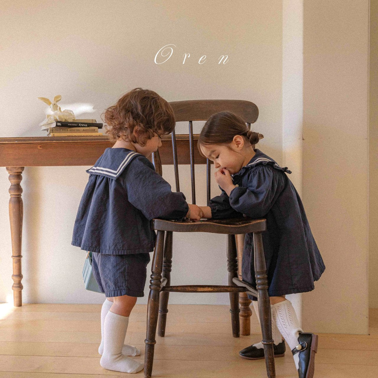 [OREN] Matthieu Marine Dress(KIDS)_Navy