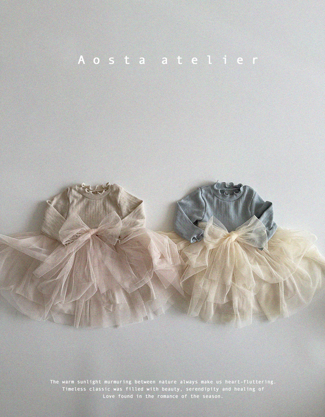 [AOSTA] Spring Camellia_Dress_2colors